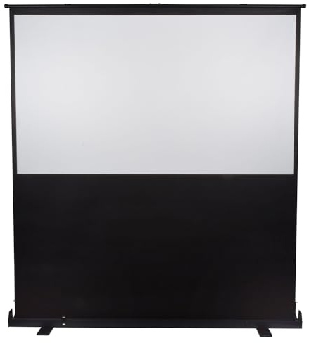 AV:Link | Portable Floor Standing Projector Screen Easy Setup Pull-Up In Any Location | 80 16:9