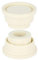 JJiaoLinin Rubber Buffer for Pool Ladders,2pcs Pool Ladder Rubber Buffer Swimming Pool Ladder Rubber Plug Single Pool escalator Ladder Rubber Bumper for Pool Ladders Made of White Rubber Plugs