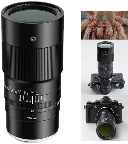 TTARTISAN Objectif macro 2X plein format 100 mm F2.8 pour appareils photo à monture Z ZFC Z50 Z30 Z6 Z7 Z50 Z5 Z6II Z7II Z8 Z9, etc.