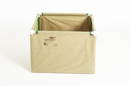 ALMICANNA Root RIOT: Root Heaven Living Soil Beet av 100 % polypropen 90 x 90 x 50 cm för odling av cannabis – optimala må-bra förhållanden för växter