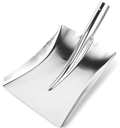iplusmile Pala De Acero De Cabeza Cuadrada Hogar Pala para Limpieza Recogedor De Hierro para Basura para Nieve para Jardín