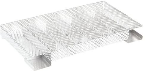 Kaloriko Générateur de fumée Froide, Barbecue et Gril, fumoir en Acier Inoxydable 304, 8 Chambres, 35 cm, pour Viande, Fromage, légumes, Jardin, terrasse, Camping, Charbon, Bois