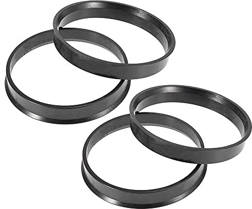 X AUTOHAUX 4pcs Bague de Centrage 60.1mm a 64.1mm Jante Plastique Voiture Anneaux Roue Alésage Entretoise