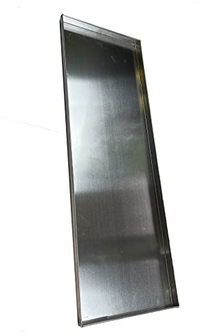 TeglieDiRoma Teglia forno 60x20x2 Cm, professionale in alluminio per pizza e pasticceria ideale per banconi da pizza [1 PEZZO]