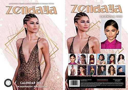 Zendaya Kalender 2023 mit Zendaya Kühlschrankmagnet