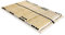 BULANED Lattenrost mit 28 Latten 7 Zonen, Rolllattenrost, Matratze, Familienbett, Funktionsbett, Bett,140 x 200 cm