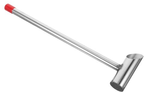 JECOMPRIS Stainless Steel Marshmallow Scoop Spoon Right-Handed Food Scoop Sturdy Metal Sugar Scooper for Commercial Cotton Candy Machines Random Color