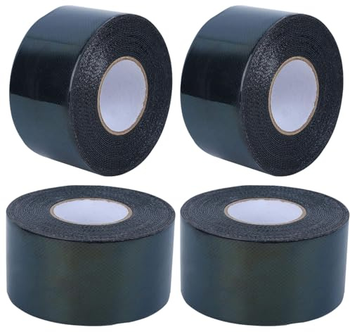 RHBHY Cinta Adhesiva para Cesped Artificial 4pcs cinta doble cara Adhesivo Cesped Artificial Exterior Banda Autoadhesiva Cesped Cinta de Unión Adhesiva para Instalación de Césped Artificial (4)