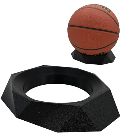 239 Prints Display Stand for Basketball | Sports Ball Holder | basketball stand for display | Autographed Ball & Memorabilia Ball Display Stand | 3D Printed Non-Slip Basketball Display stand | Made in USA