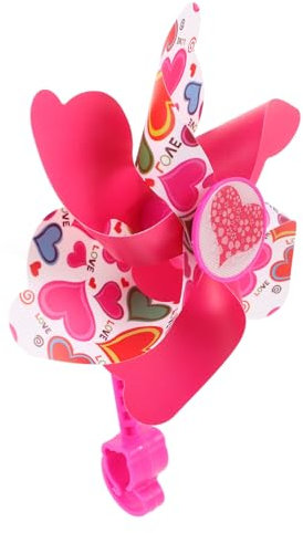 Milisten Moulin à Vent Décoratif pour Vélo Et Trottinette Garçon Fille Rotatif Coloré Accessoire Sûr pour Décoration Ludique De Vélo Garçon Fille