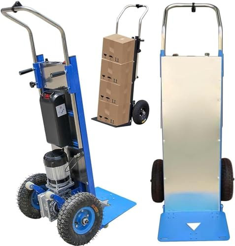 XDRGOOIUY Carrello Saliscale Carrello Elettrico Carrello Saliscale con Batteria Rimovibile 48V 36Ah, Carrello Saliscale Pieghevole 1200W, capacità di Carico 250 kg 550LB