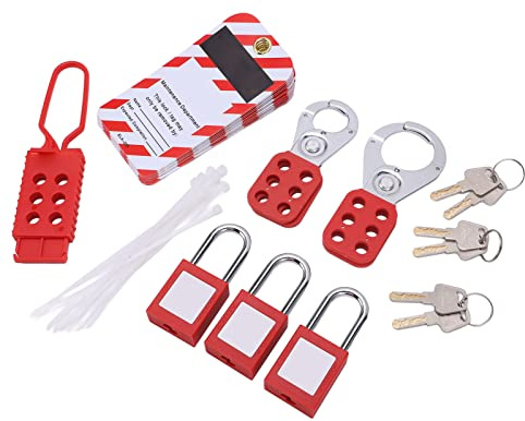 Lockpicking-Kit, Lock-Out-Tagout-Kits, Elektrisches Lockout-Tagout-Kit, Lockout-Kit mit Aufbewahrungstasche für Industrie, Chemie
