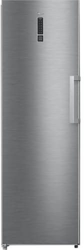 Midea Frost Free Upright Freezer - Brushed Steel - E Rated