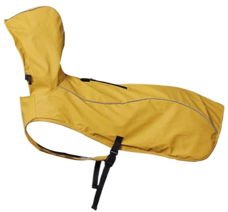 Dog Raincoat Hooded Hooded Slicker Poncho With Reflective Strips | Adjustable Buckles, Pet Rain Jacket Cloak For Outdoor Protection
