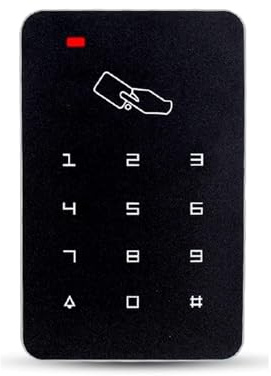 Control Horario Empleados, Control de acceso Controlador independiente Teclado Teclado Sistema de teclado impermeable Cubierta a prueba de lluvias Lector de tarjetas de apertura de cerradura de cerrad