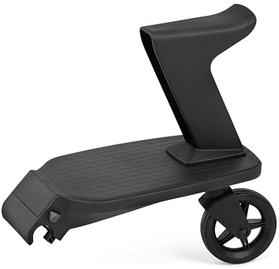 Joolz Trittbrett für Kinderwagen Day3, Day+, Geo3 - Einfach zu befestigen, Faltbares Rutschbrett für Kleinkinder - Verbessert den Spaziergang mit zwei Kindern - Kompaktes, praktisches schwarzes