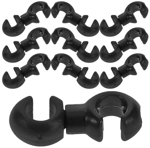 Ciieeo Set 10 unità Fibbie C/S per Cavi Freno Bici, Accessori per Attrezzatura, Fermacavi Guida Cavo per Mountain Bike e Bici da Strada