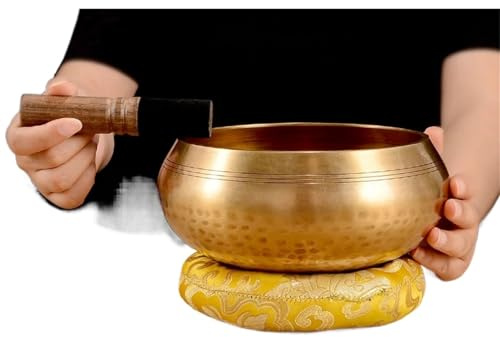Ciotola per il canto Set di ciotole tibetane da 6 opzioni, ciotola sonora, meditazione, unica, utile for, yoga, sollievo dallo stress(About 8.5cm)