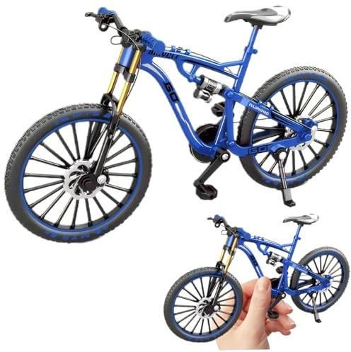 Fingerfahrrad, Maßstab 1:8, Simulationslegierung, Finger-BMX-Spielzeug, interaktives Mini-BMX-Fahrrad mit beweglichem Teil, faltbar, mit stoßdämpfender Dekoration für Kinder und Sammler, Mini