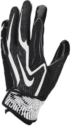 Nike Vapor Jet 9.0 FG Guantes de fútbol americano para niño Black/Black/White L