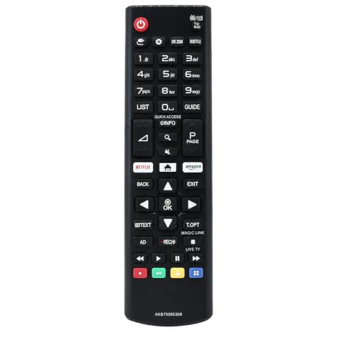 Ersatz Universalfernbedienung für LG-TV, Infrarot-Fernbedienung für LG TV-Serie MR20 (AKB)