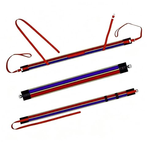 3 Pieces Sattelgurt-Set Schlaufenenden Brustgurt Druckverteilend Bauchgurt für Reiten, Color to 2, Color to 2