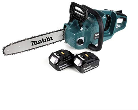 Makita DUC 355 G2 Akku Kettensäge 36V (2x18V) Brushless 35 cm + 2x 6,0 Ah Akku - ohne Ladegerät