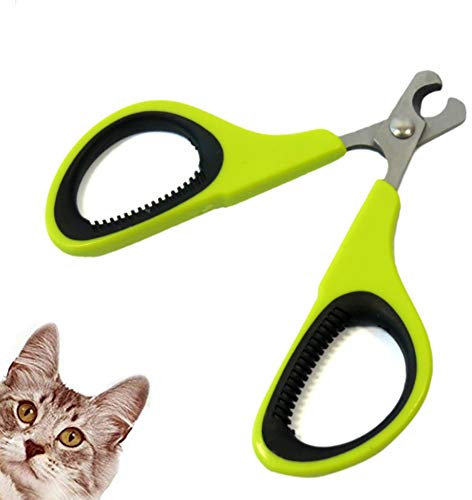Pet Nagelknipser Für Kleintiere, Best Cat Nagelknipser Und Trimmer, Cat Claw Clippers Scissors, Professionelle Häusliche Pflege Für Katze, Hund, Kaninchen, Vogel, Frettchen, Kätzchen, Welpen, Grün