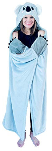 Thnapple Cuddle The Koala Wearable Hooded Blanket