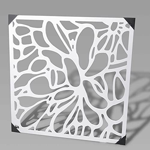 Pixapro 40x40cm Shadow Caster Wooden Gobos Photography Lighting Softbox Godox Flash Diffuser Fresnel Lens Portable Light Studio Rotolight Cine Lens Flash Gel Light Filters (Lotus Flower)
