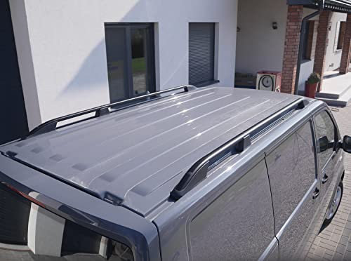 Chromemaster | Dachreling Dachträger | Kompatibel mit VW T6 2015- Long; Zur Befestigung der Dachgepäckträger, Dachboxen oder Dachfahrradträger | Robuste Konstruktion aus Aluminium | TÜV