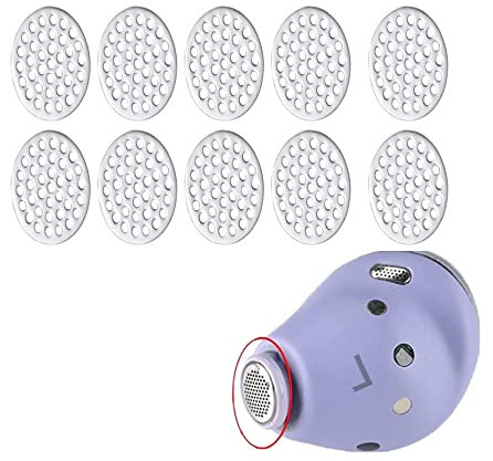 Ovale Ersatz-Soundauslass des Kopfhörers Dusty Filter Ohrhörer Filter Mesh kompatibel mit Jabra Elite 85t, Realme Buds Air 2, 1MORE Comfobuds Pro Kopfhörer Mesh