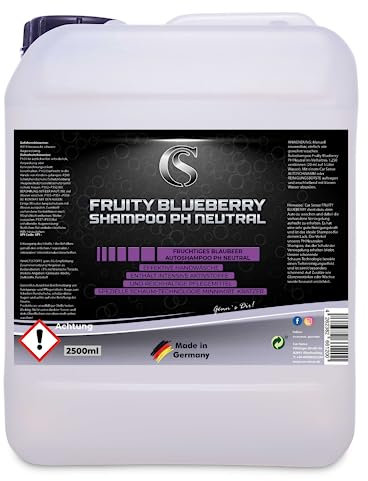 Car Sense Autoshampoo [2500ml] Blueberry, pH-neutral - Effektive Handwäsche für tagelangen Glanz - Autoreiniger, Autowaschmittel, Auto Waschen, Car Wash