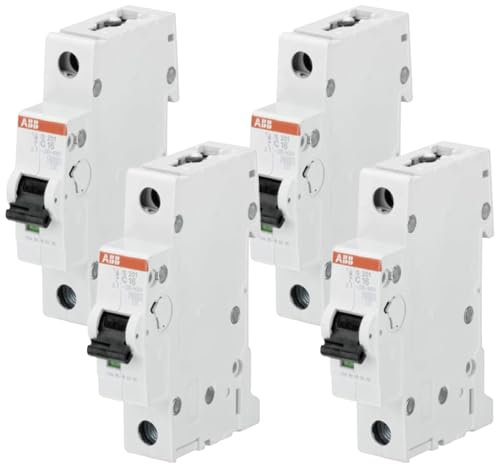 ABB S201-C10 Sicherungsautomat 10A (Packung mit 4)