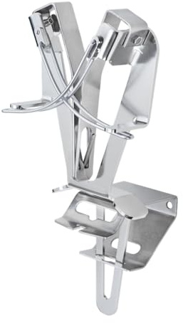 TronicXL Affilacoltelli professionale in acciaio inox, affilacoltelli manuale con supporto da tavolo Gastro Hotel Gastronomia coltello macelleria