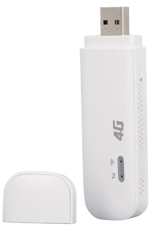 Adattatore WiFi USB per PC Desktop, Dongle USB WiFi Adattatore Wireless 4G LTE con Slot per Scheda Micro SIM Adattatore di Rete per Computer USB, Condivisione Fino a 10 Dispositivi