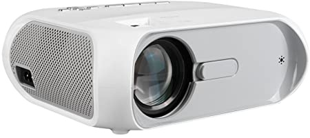Projektor Tragbarer Film-Videoprojektor HD 4K 1080P mit Fernbedienung, kompatibel mit Telefon, Laptop, TV, HDMI, PS für Zuhause im Freien, AC100-240 V