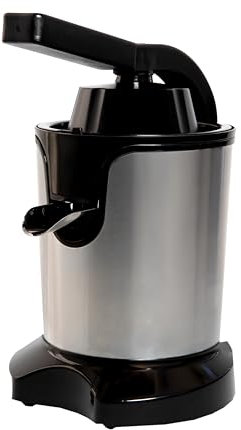 EXPRIMIDOR DE ZUMO ELECTRICO CON PALANCA 350W 0,3 LITROS SISTEMA VASO DIRECTO NARANJA POMELO