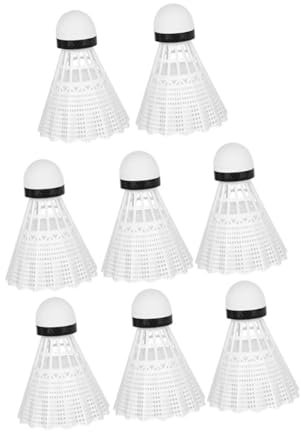 MUSISALY 8stücke Nylon Shuttlecocks Für Badminton Teiliges Mit -Beleuchtung Windstabil Für Outdoor Und Indoor-sportaktivitäten Leicht Und Tragbar Perfektes Training Für Anfänger Und