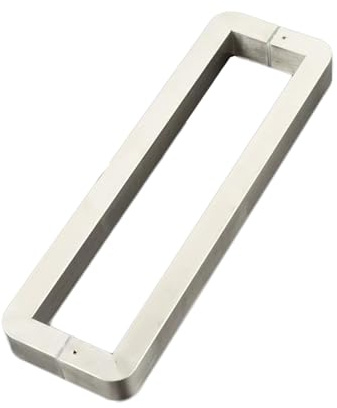Coppia Di Maniglie Cromate For Porte Doccia, Maniglie For Porte In Vetro A Doppia Faccia, Maniglie A T For Guardaroba In Legno, Interasse Fori 300 Mm