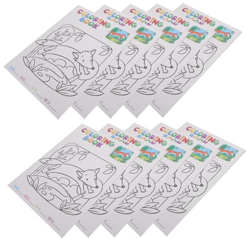 HOODANCOS Papel De Lija De Colores A4 Para Pintura Al Óleo y, Papel De Lija Fino Resistente, 10 Piezas, Adecuado Para Niños y Actividades Artísticas