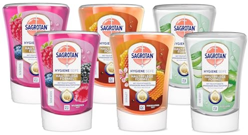 Sagrotan No-Touch Nachfüller - Mix-Set fruchtige Düfte 3 x 2x 250ml
