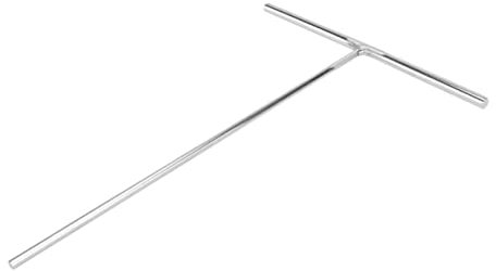 Cabilock Espátula Redonda De Acero Inoxidable para Crepes y Tortitas Utensilio para Repostería con Diseño Ergonómico y Mango Raspador De Masa Cómodo y Duradero para Cocina