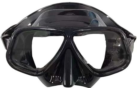 EHYSYN Schnorchelmaske Freitauchmaske kann mit Augengradmaske und Brille für Schnorcheln konfiguriert Werden Taucherbrille(Black)