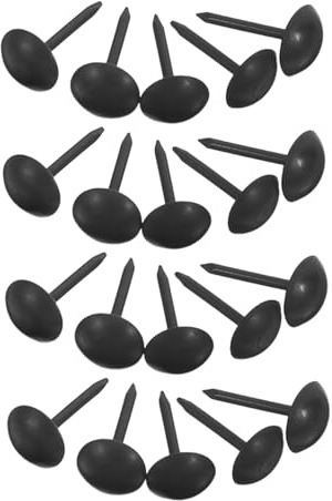 Holibanna 100pièces Clous De Tapisserie Vintage Pour Mobilier Clous Décoratifs Noir Accessoires Pour Décoration De Panneaux Muraux Et Meubles