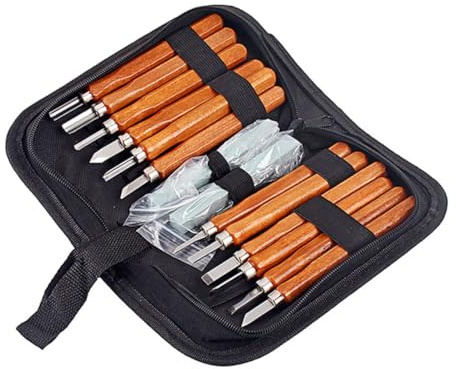 BATHVEVE Profesional Para Tallado Manual Kit De Herramientas De Carpintería Herramienta De Para Gubia De Madera