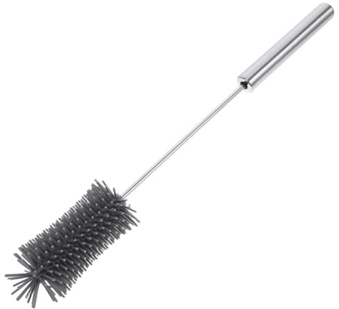 Cabilock Rotating Cleaning Brush for Bottles Long Handled Bottle Brush Soft Bristles Cups and Flasks Cleaning Tool for Dishes