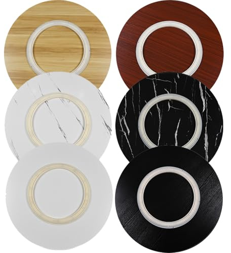 FDCQwyntyrz Plateau Tournant en Bois Massif, Plateau Tournant À 360°, Silencieux Et Fluide, for Plateaux À Fromages, Garde-Manger, Réfrigérateur Et Plan De Travail.(White,60cm(24in))