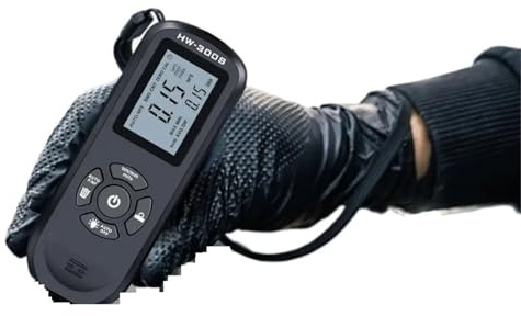 Spessimetro Vernice, Misuratore di spessore della vernice for auto, misuratore di spessore della pellicola LCD digitale retroilluminato, misuratore di spessore della vernice for auto, rivestimento