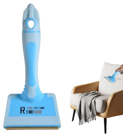 Genérico Herramienta para Eliminar Pelo De Mascotas,Quitapelos Multifuncional | Cepillo Raspador Reutilizable para Mascotas Asientos de Coche Ropa de Cama Perro Alfombra Sofá Muebles Tapetes Gato